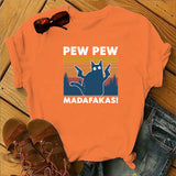 Short Sleeve Pew Maddakas T-Shirt European Size Top