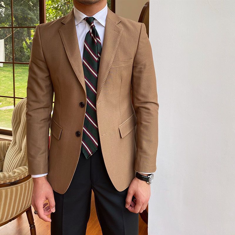 Casual Business All-match Double Breasted Suit Jacket