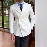 Casual Business All-match Double Breasted Suit Jacket